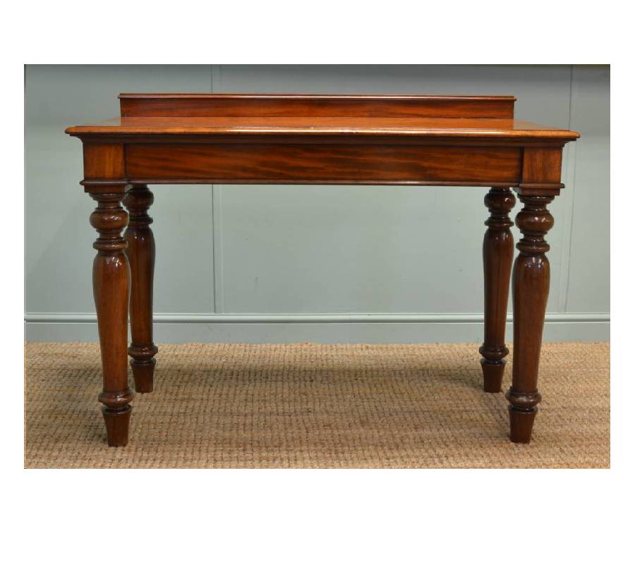 Antique Victorian Mahogany Console Table / Serving Table – by Johnstone & Jeanes