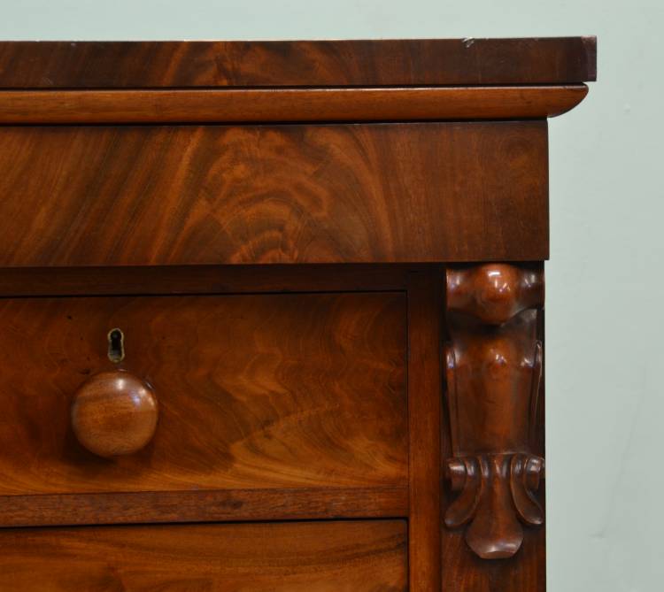 Antique Scottish Chest of Drawers 4 Scottish Chest Corbels