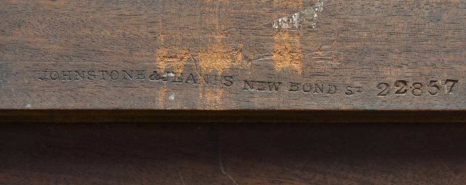 Antique Victorian Mahogany Console Table / Serving Table – by Johnstone & Jeanes