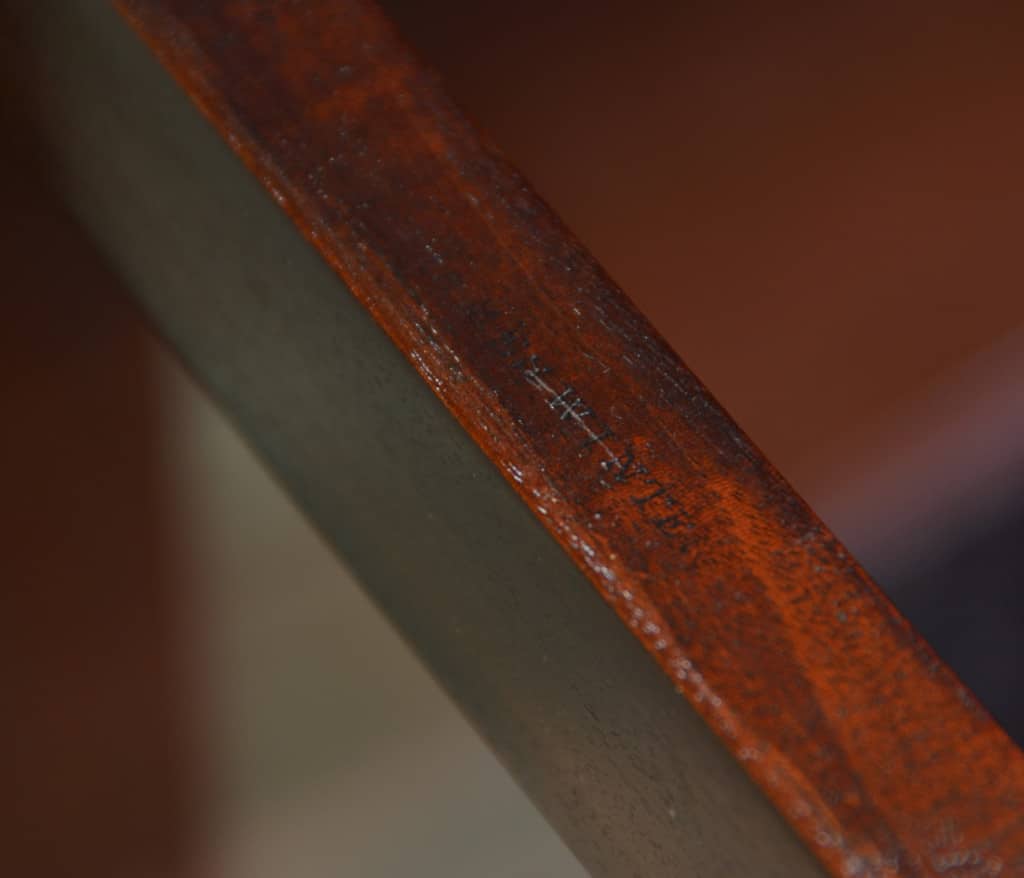 Remarkable Small Glazed Mahogany Antique Bookcase by James Winter