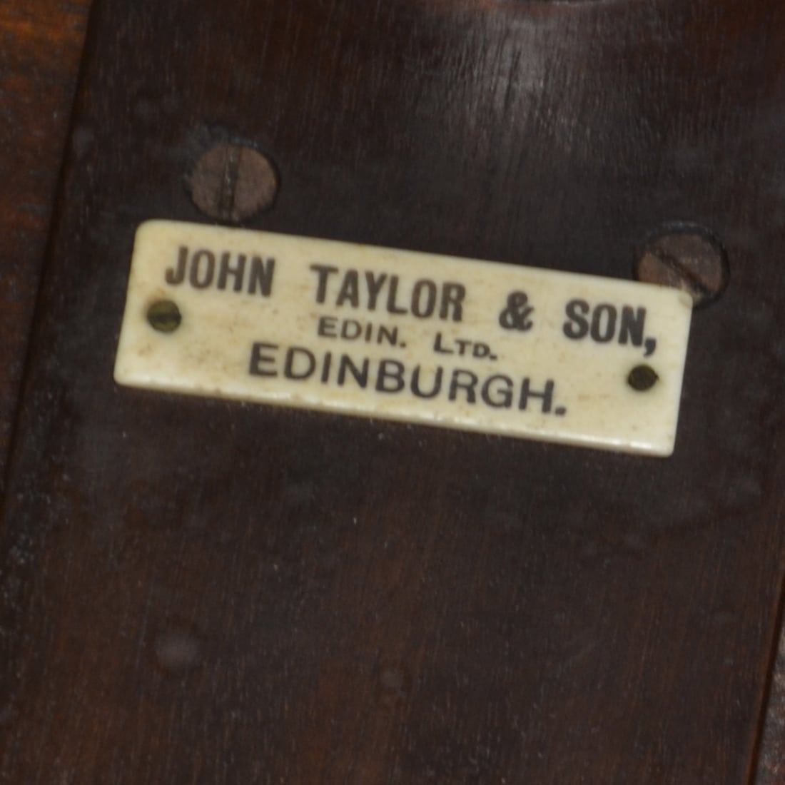 Stamp under the top of the dish top 