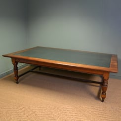 antique library desk