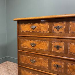 18Th Century Oak and Elm Antique Chest of Drawers