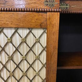 Regency Rosewood Antique Chiffonier Bookcase