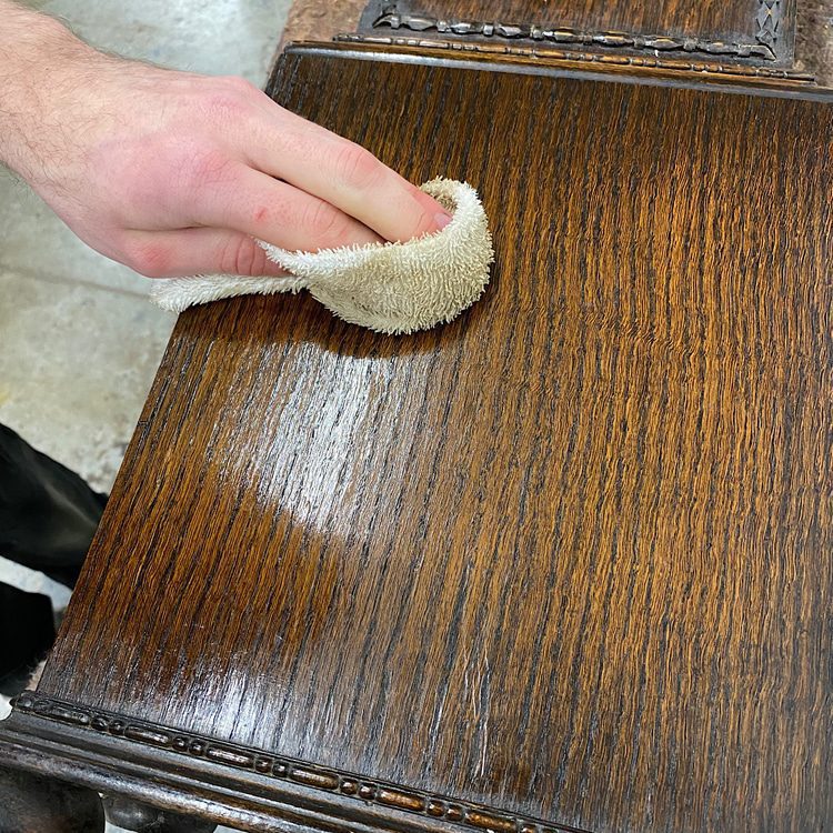 How to Clean and Restore your Antique Clock 3 buff off the dirt and grime