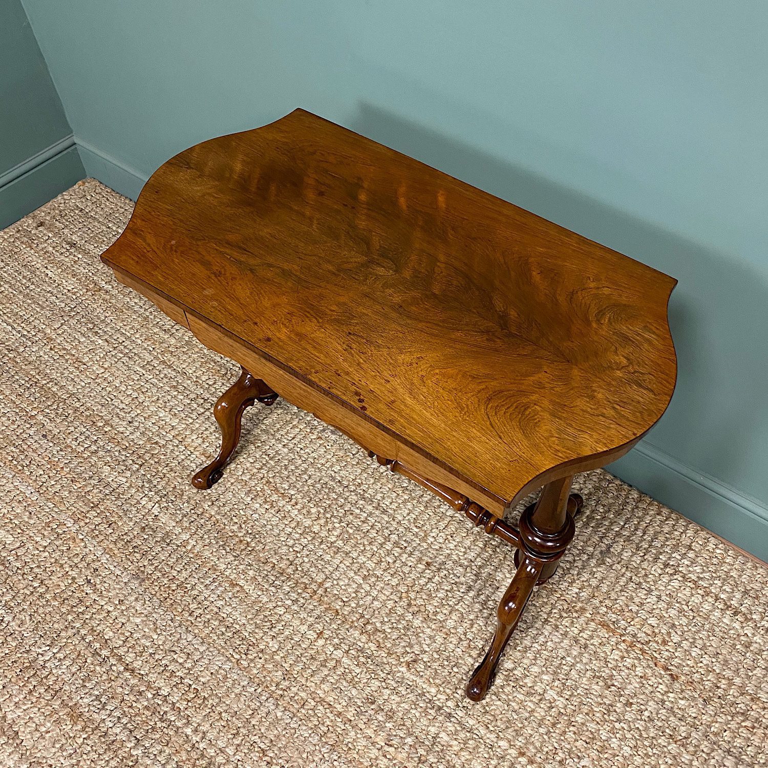 Victorian Rosewood Antique Writing Table 4 Victorian Rosewood Antique Writing Table