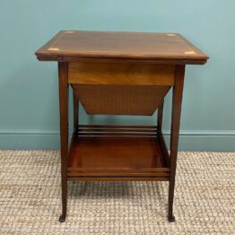 Edwardian Mahogany Antique Work Table