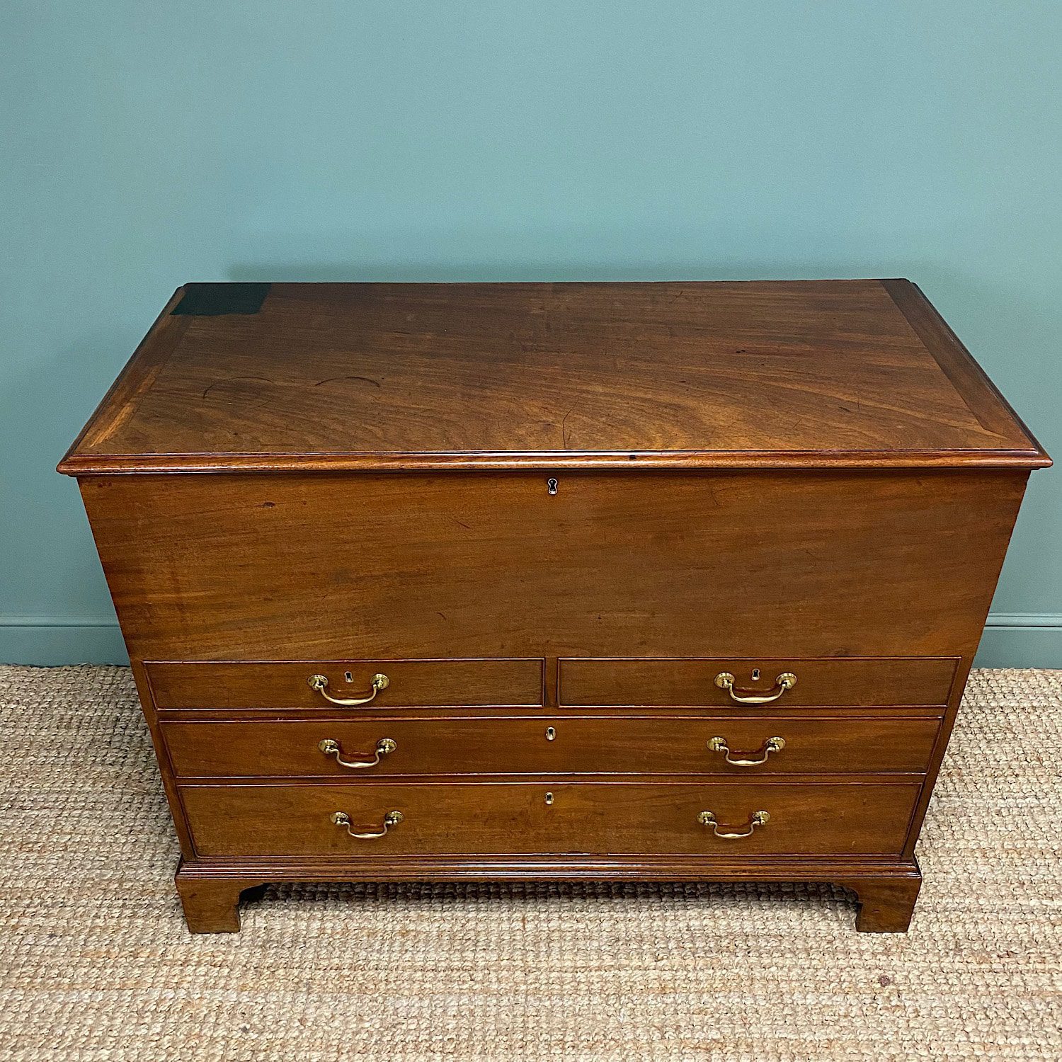 Spectacular Quality Georgian Mahogany Antique Chest 8 Spectacular Quality Georgian Mahogany Antique Chest