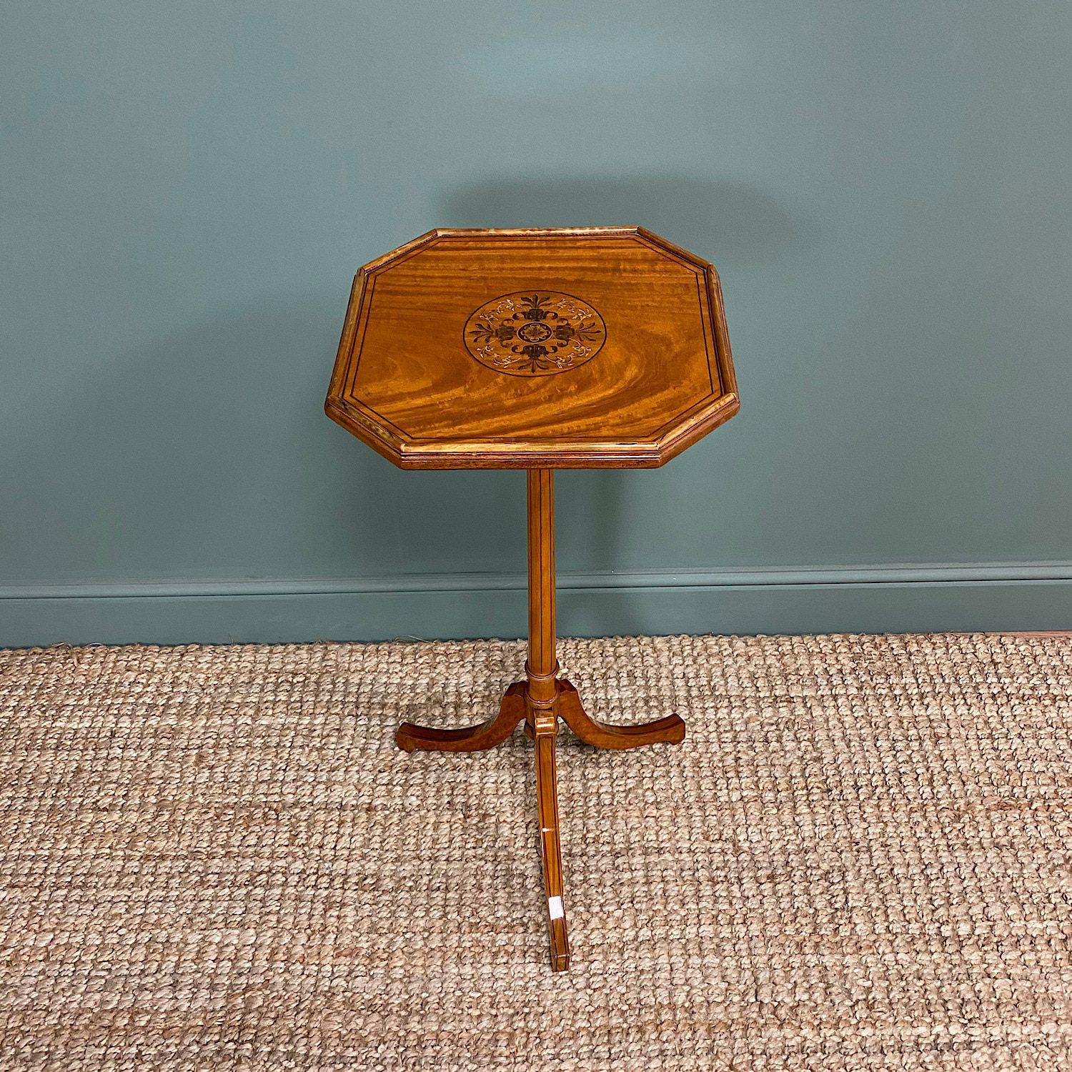 Unusual Satinwood Victorian Jardinière / Side Table 9 Unusual Satinwood Victorian Jardinière / Side Table
