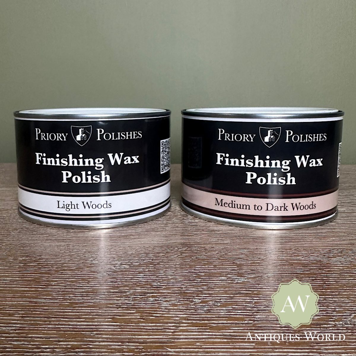 Priory Polishes Antique Furniture Wax Polish - Light or Dark Tones – 400 ml 1 Priory Polishes Antique Furniture Wax Polish