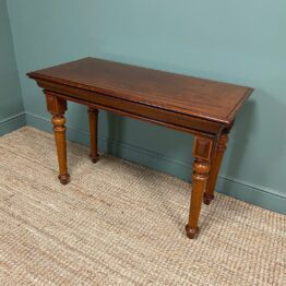 Spectacular Victorian Mahogany Antique Console Table