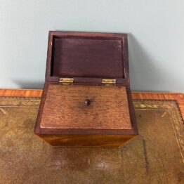 Small Mahogany Antique Tea Caddy