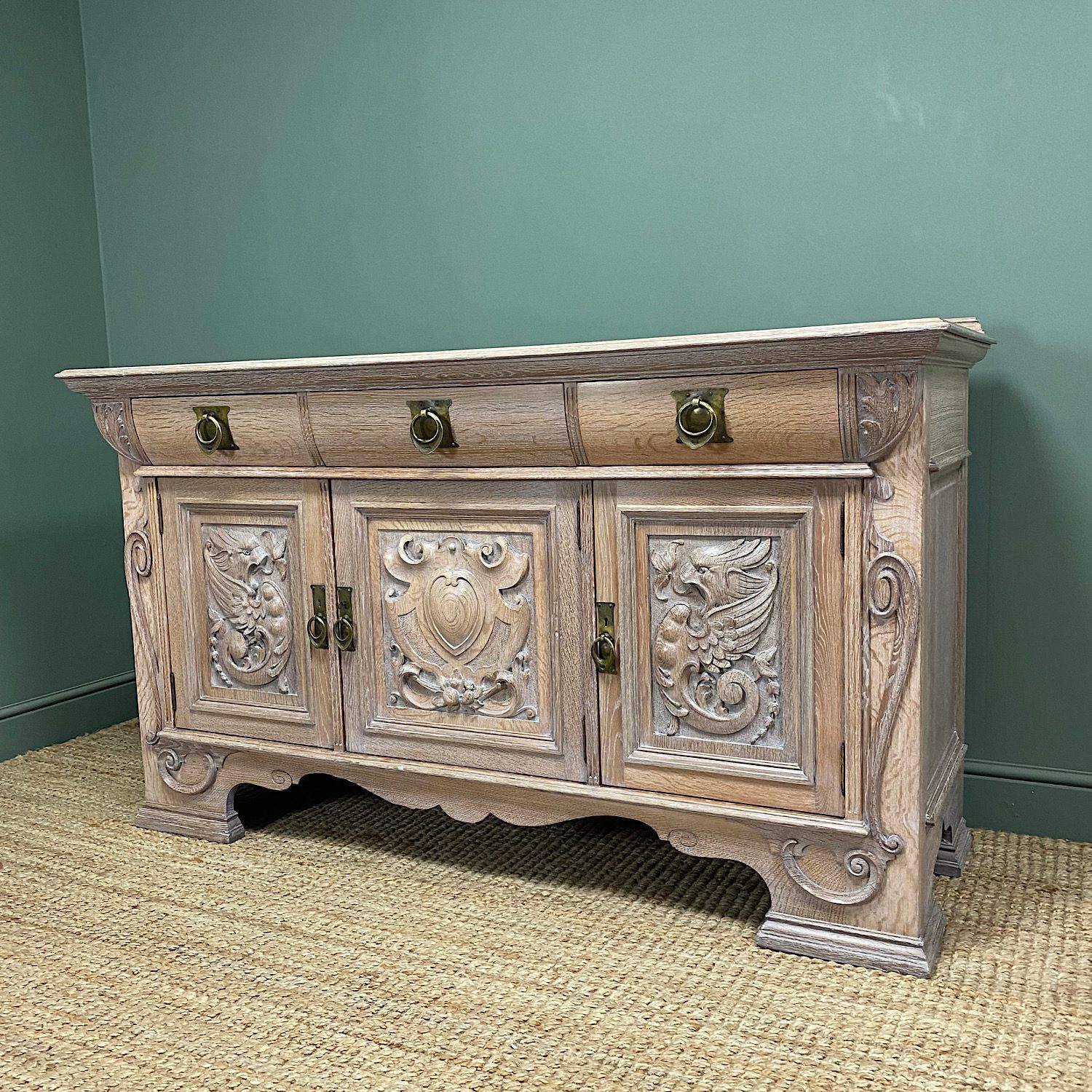 Spectacular Victorian Oak Antique Sideboard 12 Spectacular Victorian Oak Antique Sideboard