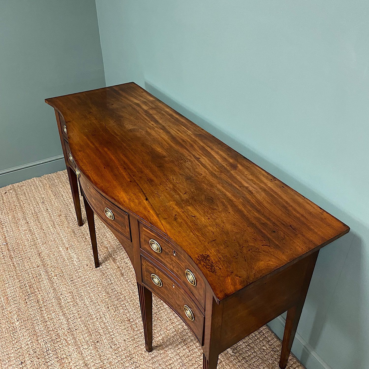 Quality Mahogany Antique Georgian Sideboard 5 Mahogany Antique Georgian Sideboard