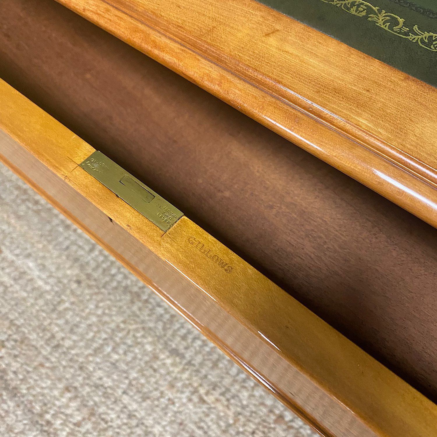 High Quality Antique Satinwood Writing Table by Gillows 4 High Quality Antique Satinwood Writing Table by Gillows