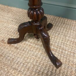 Elegant Victorian Antique Walnut Occasional Table
