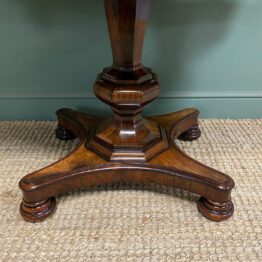 Spectacular William IV Antique Rosewood Centre Table