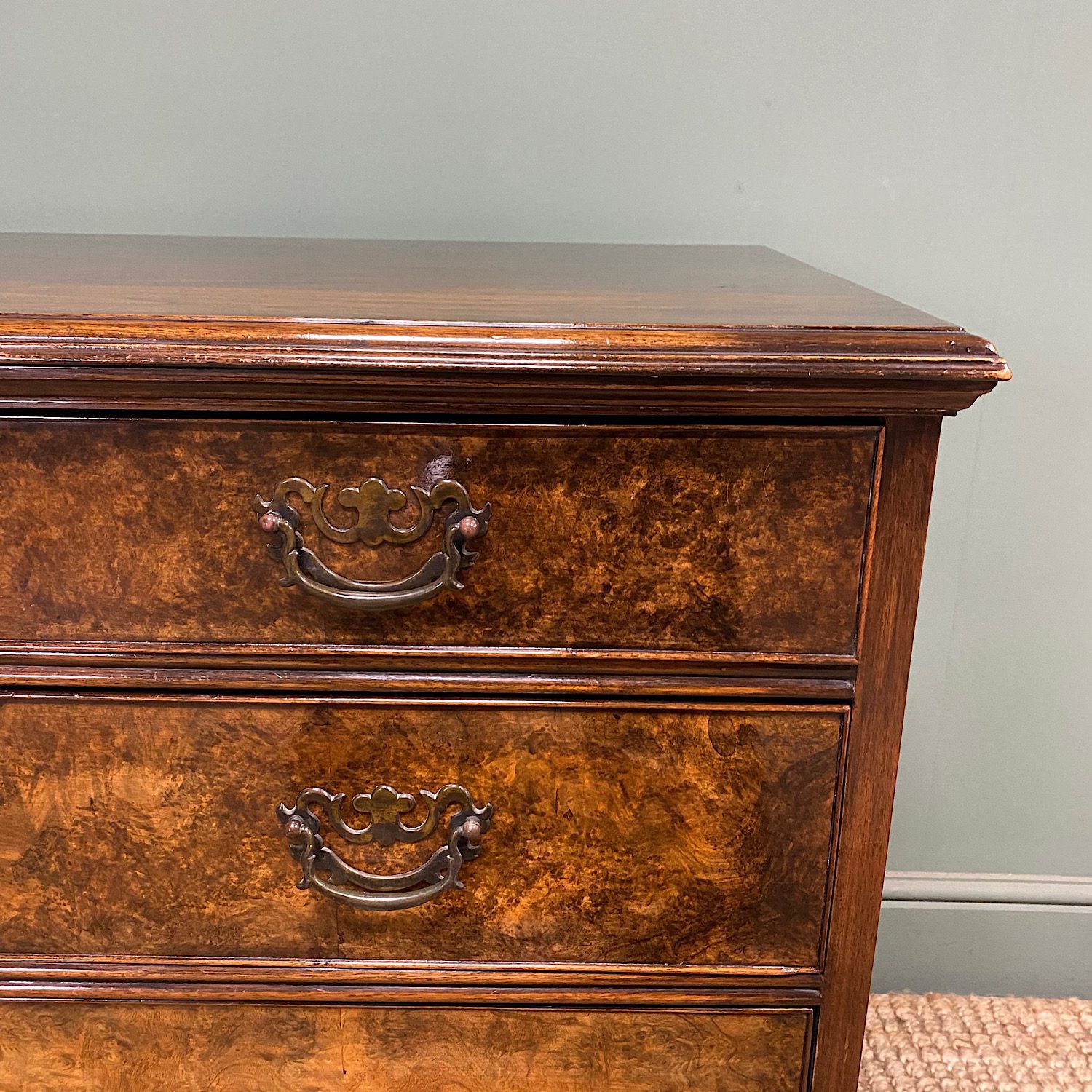 Spectacular Antique Edwardian Walnut Chest of Drawers 6 Spectacular Antique Edwardian Walnut Chest of Drawers