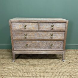 Superb Heals Design Antique Limed Oak Chest