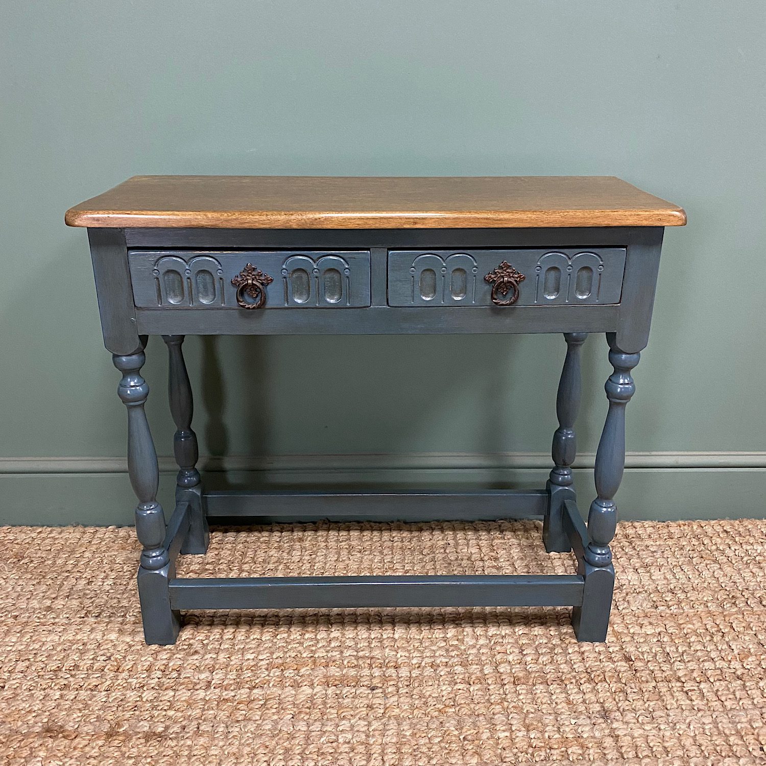 Vintage Painted Side Table 1 Vintage Painted Side Table