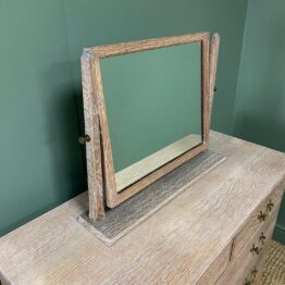 Arts & Crafts Limed Oak Mirror