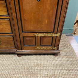 Huge Walnut Antique Victorian Wardrobe by Robson & Sons