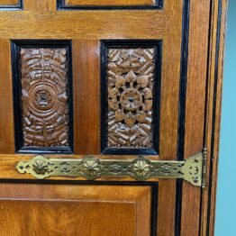 Huge Walnut Antique Victorian Wardrobe by Robson & Sons