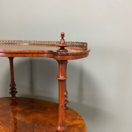 Superb Quality Antique Victorian Walnut What Not