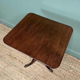 Fine Antique Regency Tripod Table / Occasional Table