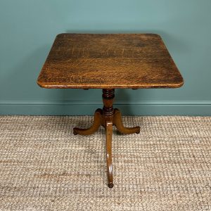 Country House Antique Georgian Oak Tripod Table
