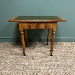 Quality Antique Victorian Walnut Writing Table