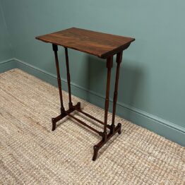 Elegant 19th century Mahogany Antique Lamp Table
