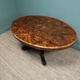 Stunning Antique Victorian Walnut Dining Table