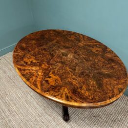 Stunning Antique Victorian Walnut Dining Table