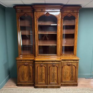 Victorian Antique Library Mahogany Bookcase