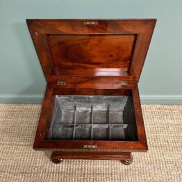 Superb Quality Regency Antique Cellarette / Wine Cooler