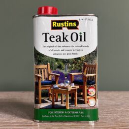 Rustins Teak Oil – 500ml 7 Rustins Teak Oil