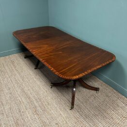 Superb Quality Twin Pedestal Antique Dining Table