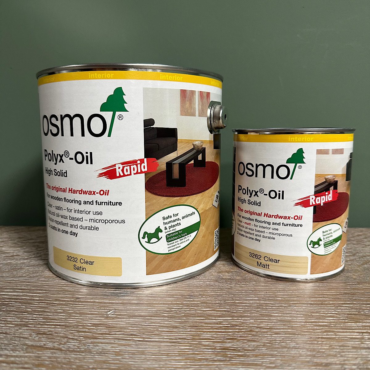 Osmo Polyx Oil Rapid - Clear or Tinted Shades 1 Osmo Polyx Oil Rapid
