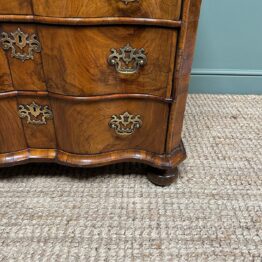 Unusual Dutch Georgian Walnut Antique Chest