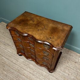 Unusual Dutch Georgian Walnut Antique Chest