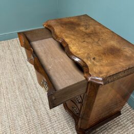 Unusual Dutch Georgian Walnut Antique Chest