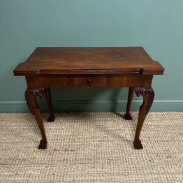 Superb Quality Antique Georgian Games Table / Tea Table   