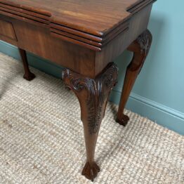Superb Quality Antique Georgian Games Table / Tea Table   