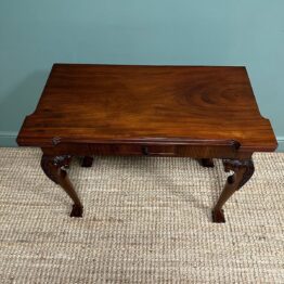 Superb Quality Antique Georgian Games Table / Tea Table   