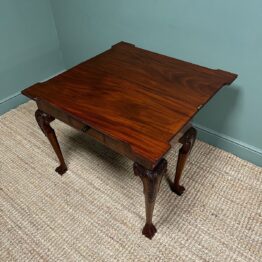Superb Quality Antique Georgian Games Table / Tea Table   