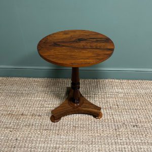 High Quality Victorian Rosewood Antique Occasional Table