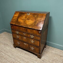 Rare Yew Wood Antique Georgian Bureau