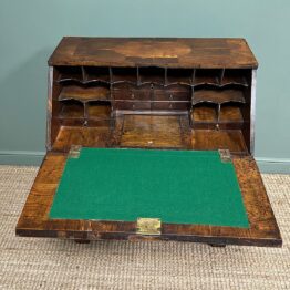 Rare Yew Wood Antique Georgian Bureau