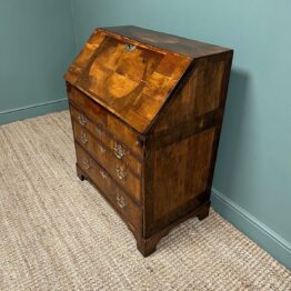 Rare Yew Wood Antique Georgian Bureau
